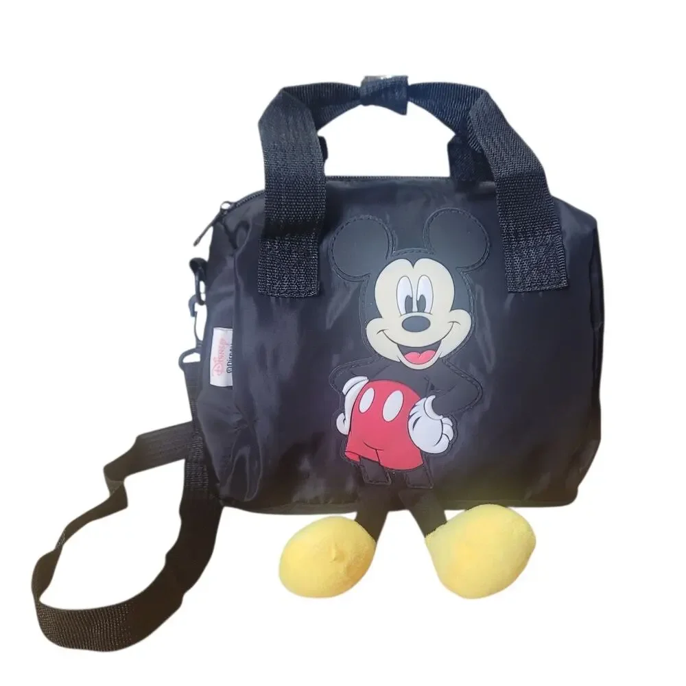 ZARA Disney Mickey Mouse Crossbody Duffle Style Bag - Picture 2 of 11